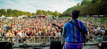 Sponsoring musical events and festivals
